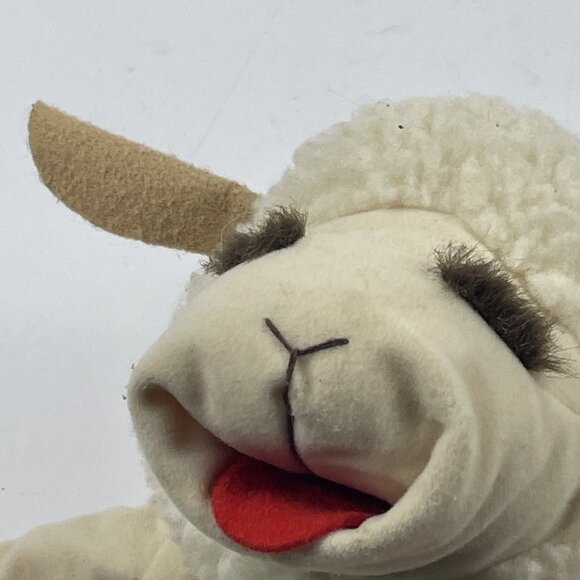 Vintage 16" Lamb Chop Shari Lewis Hand Puppet Stuffed Plush 1994 - Picture 6 of 10